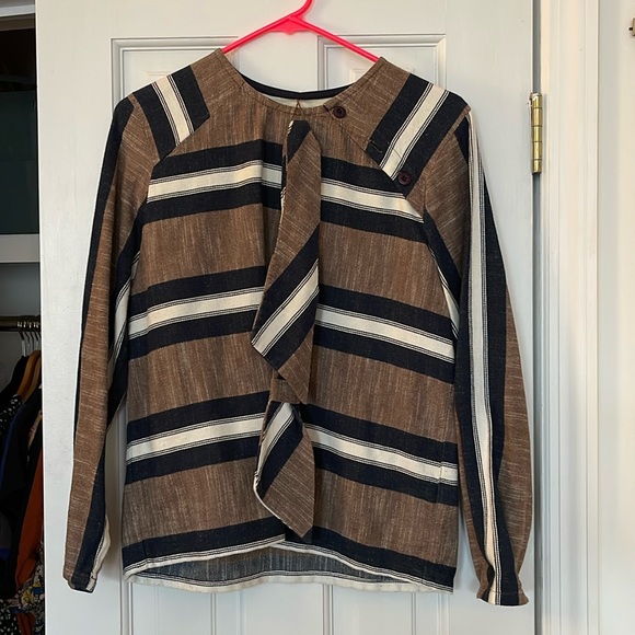 Ace & Jig top with cute tie - Picture 1 of 2